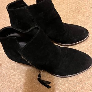 Sam Edelman suede booties.